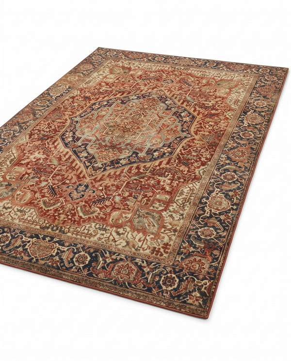 Azar rug, border detail