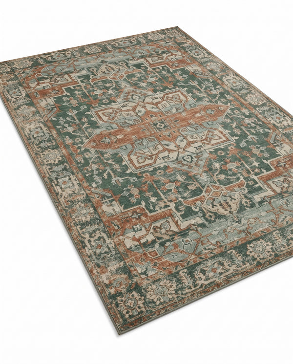 Golbahar rug, border detail